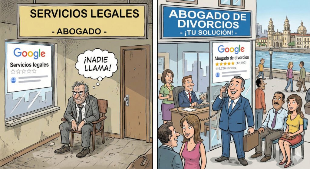 Ficha de Google elegir la categoría correcta